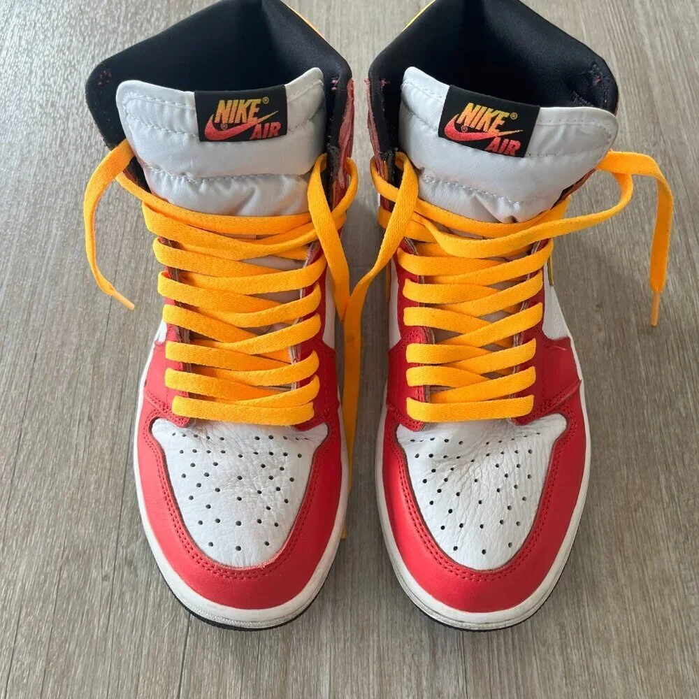 Mens Air Jordan 1 Retro High OG Light Fusion Red 555088-603 - 10